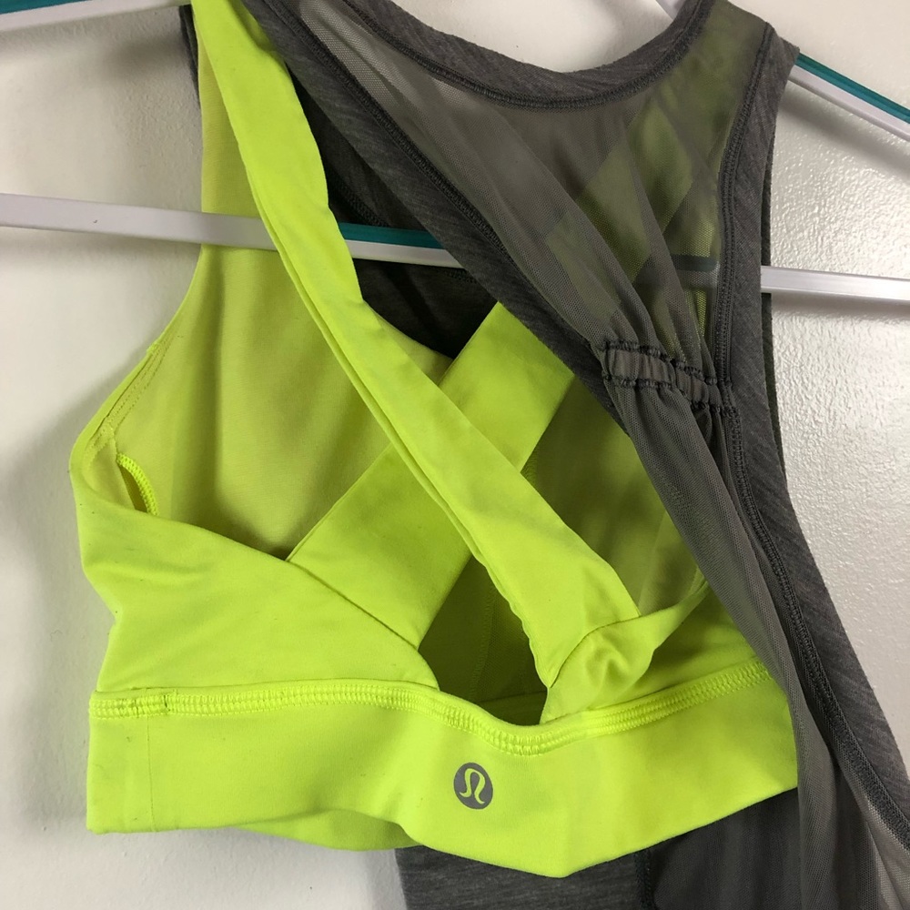 Lulu lemon tank top + sports bra